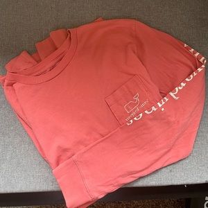 Mens medium Vineyard Vines long sleeve pink